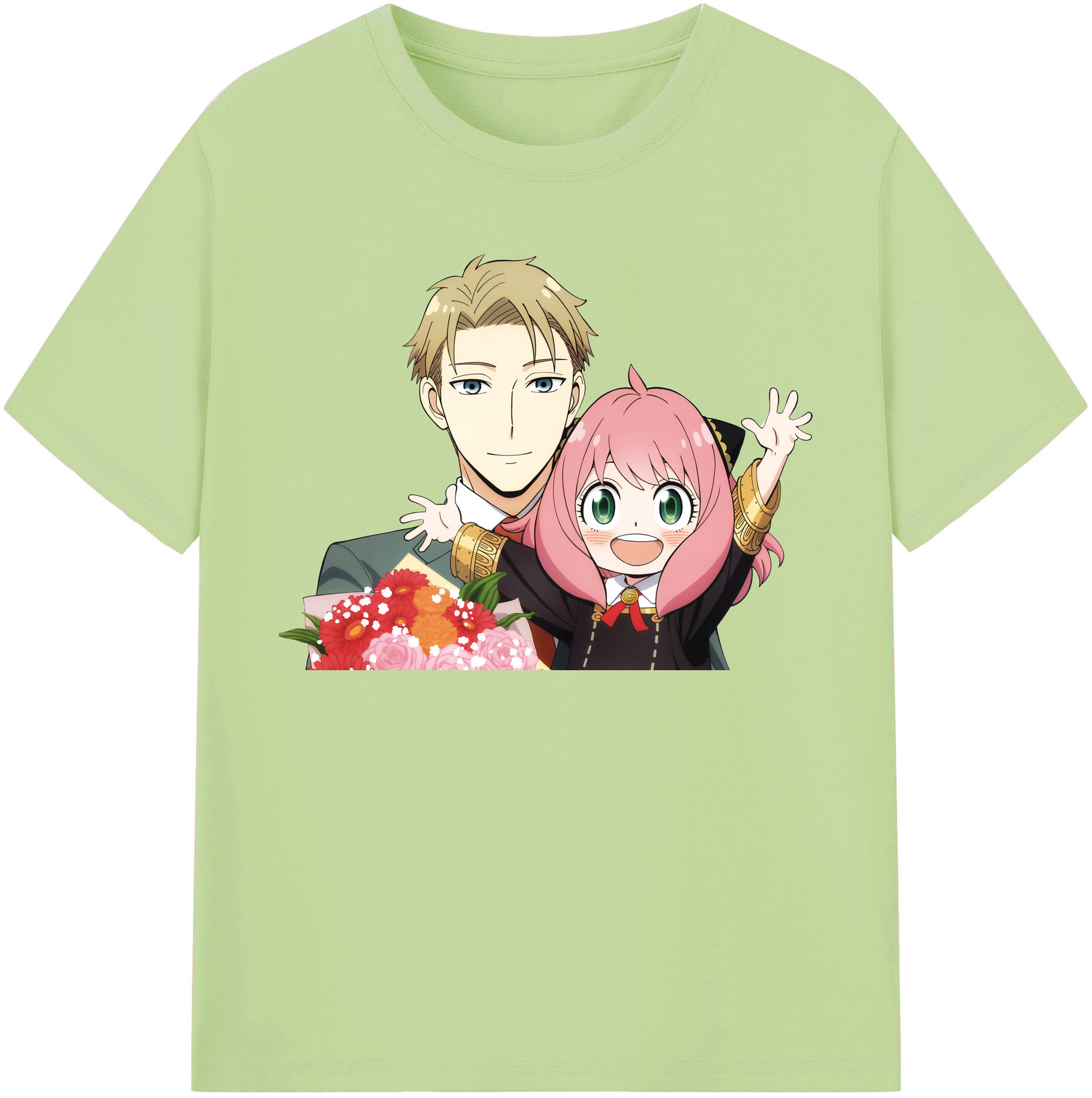 （画像用） SPY×FAMILY间谍家家酒 綿100％半袖Tシャツ（フロントプリント）